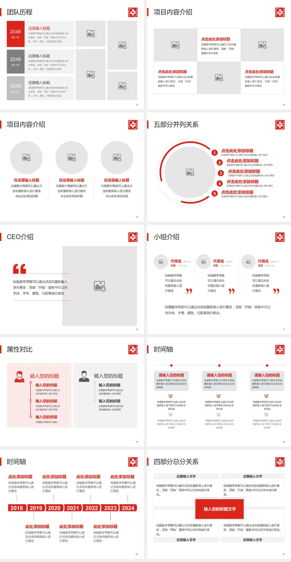 浏阳市中医医院科研成果展示PPT模板4:3格式幻灯片预览图3