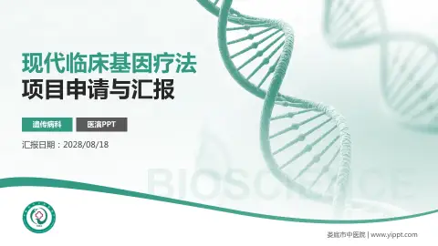 娄底市中医院项目申请与汇报PPT模板