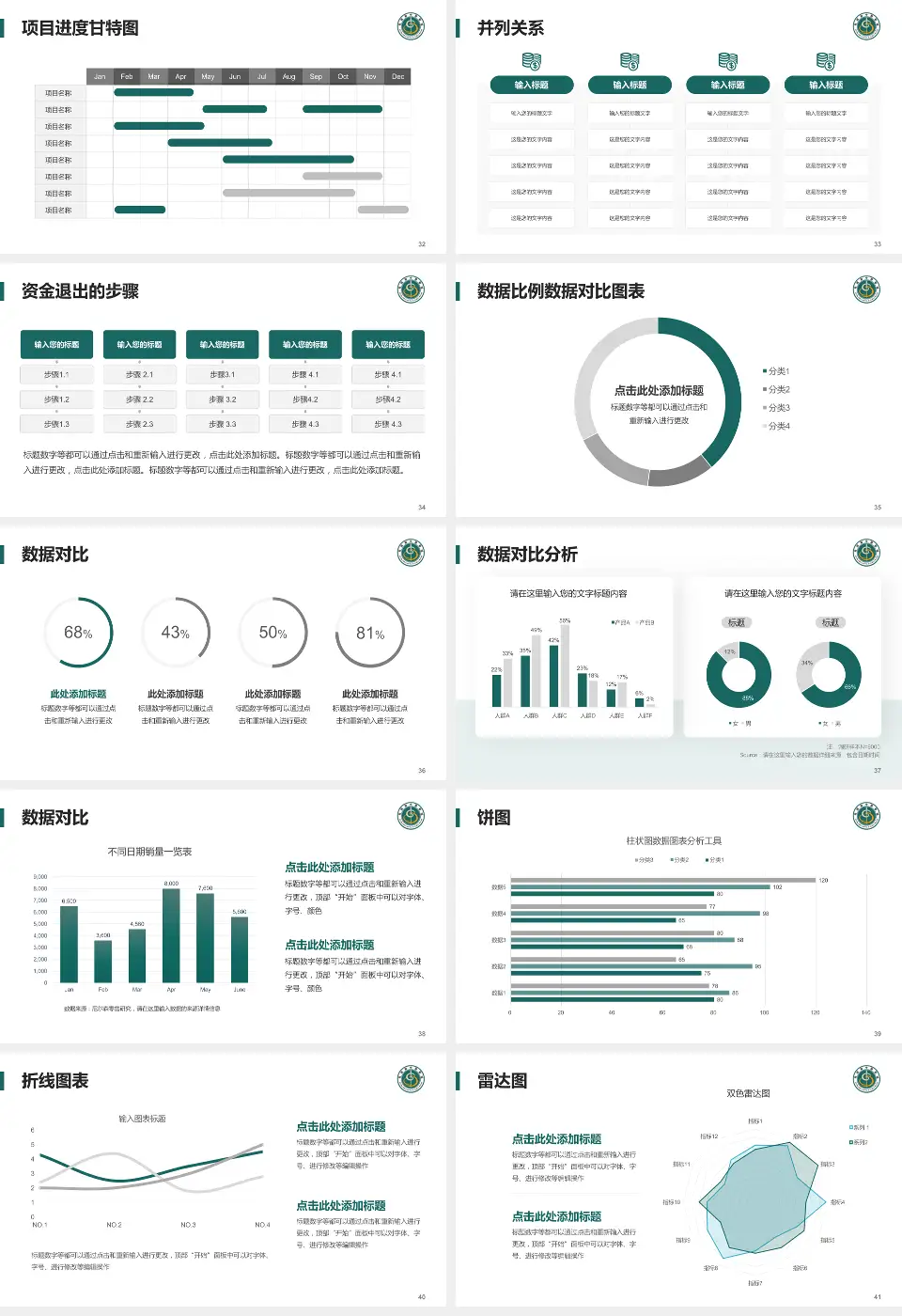 桂阳县中医院项目申请与汇报PPT模板16:9格式幻灯片预览图5