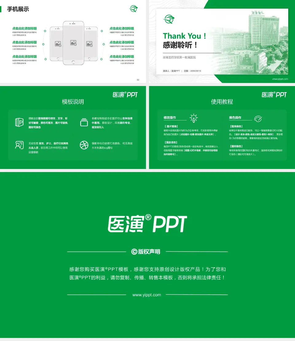 湖南医药学院第一附属医院医院管理报告PPT模板16:9格式幻灯片预览图7