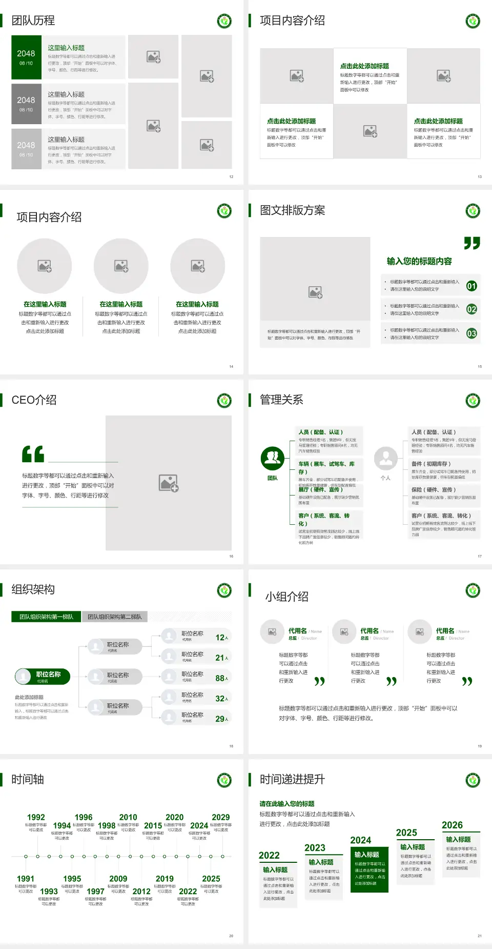 华容县人民医院医院管理报告PPT模板4:3格式幻灯片预览图3