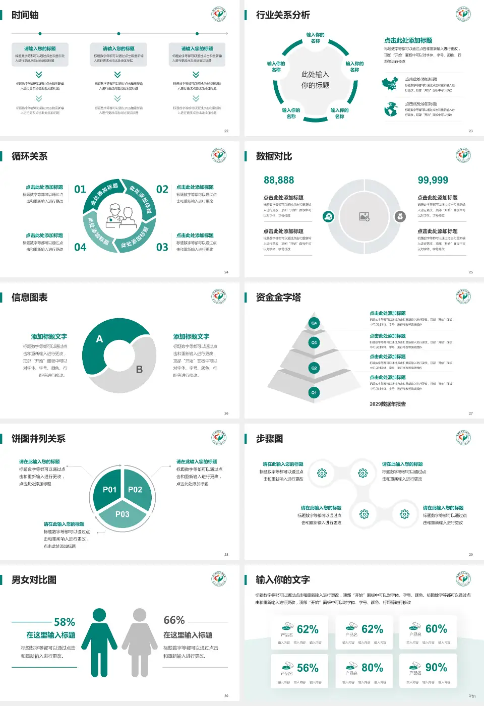 常德市第二人民医院医院管理报告PPT模板16:9格式幻灯片预览图4