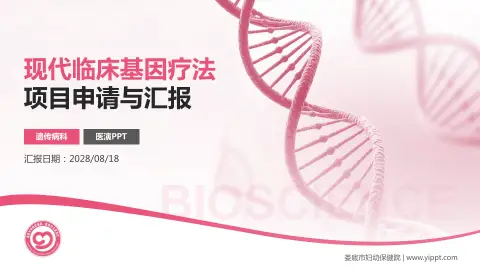 娄底市妇幼保健院项目申请与汇报PPT模板