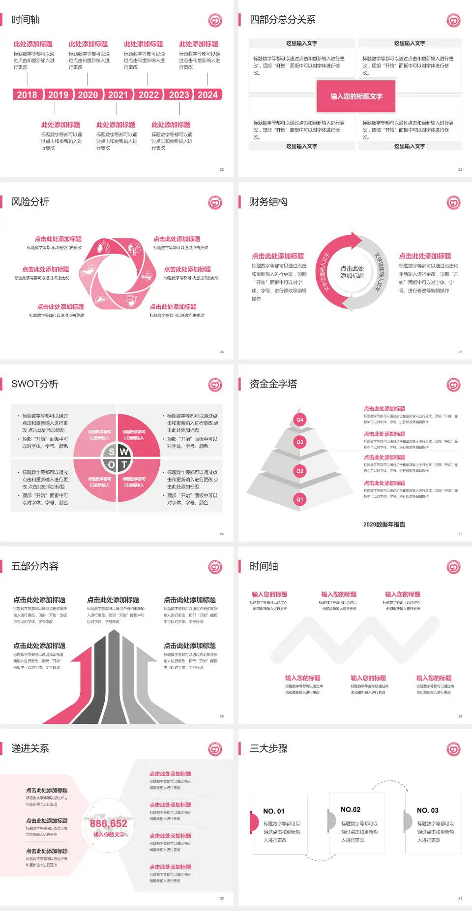 娄底市妇幼保健院患者教育与指导PPT模板4:3格式幻灯片预览图4