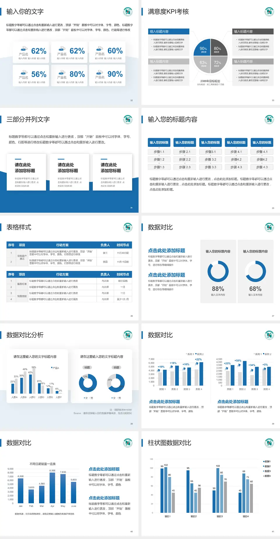 汉寿县人民医院科研成果展示PPT模板4:3格式幻灯片预览图5