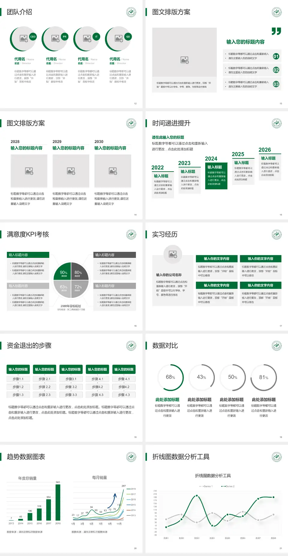 湖南中医药大学第二附属医院培训与教育PPT模板4:3格式幻灯片预览图3