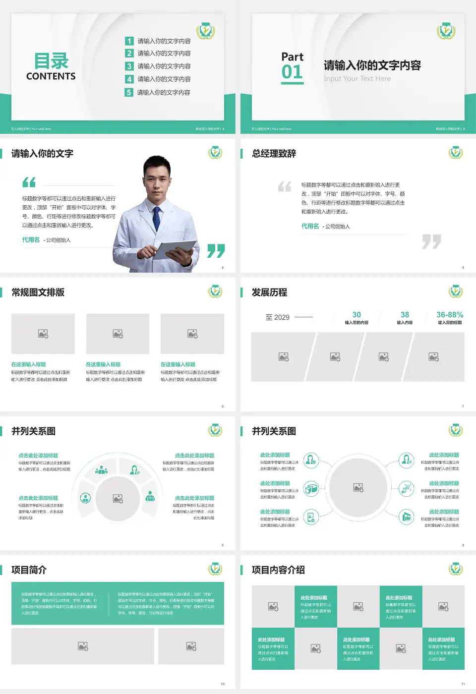 攸县人民医院医院管理报告PPT模板16:9格式幻灯片预览图2