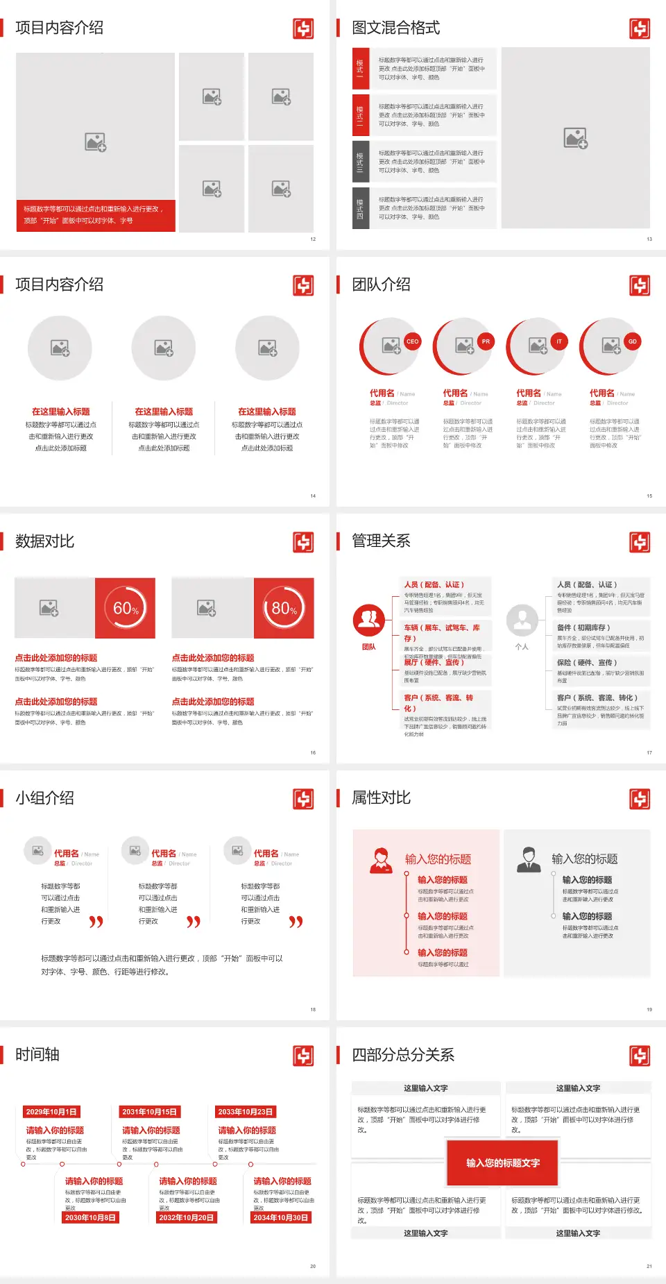 浏阳市中医医院科室介绍与推广PPT模板4:3格式幻灯片预览图3