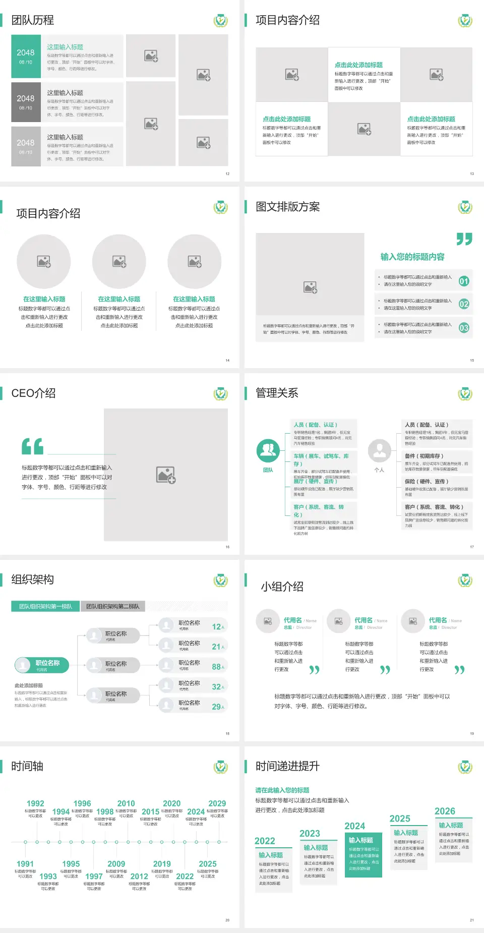 攸县人民医院医院管理报告PPT模板4:3格式幻灯片预览图3