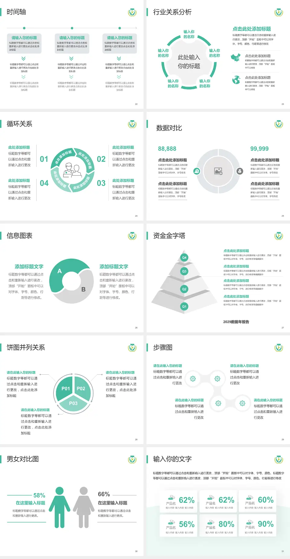 攸县人民医院医院管理报告PPT模板4:3格式幻灯片预览图4