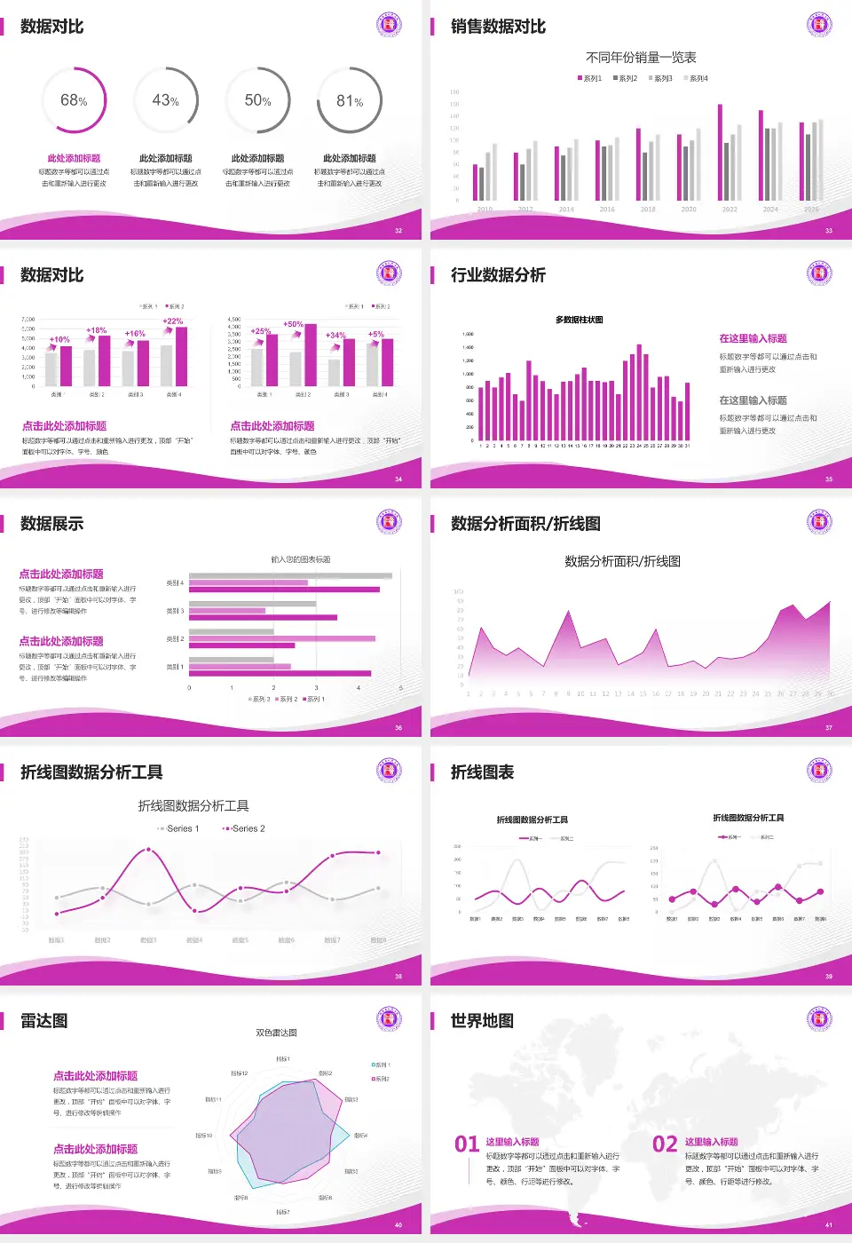 湖南省人民医院岳麓山院区会议与研讨会PPT模板16:9格式幻灯片预览图5