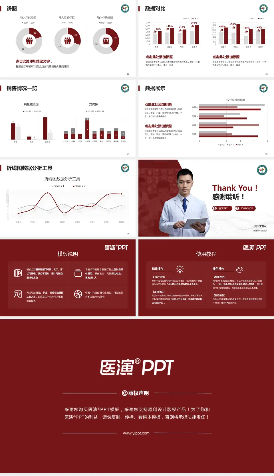 永州市中医医院病例分享与讨论PPT模板16:9格式幻灯片预览图4