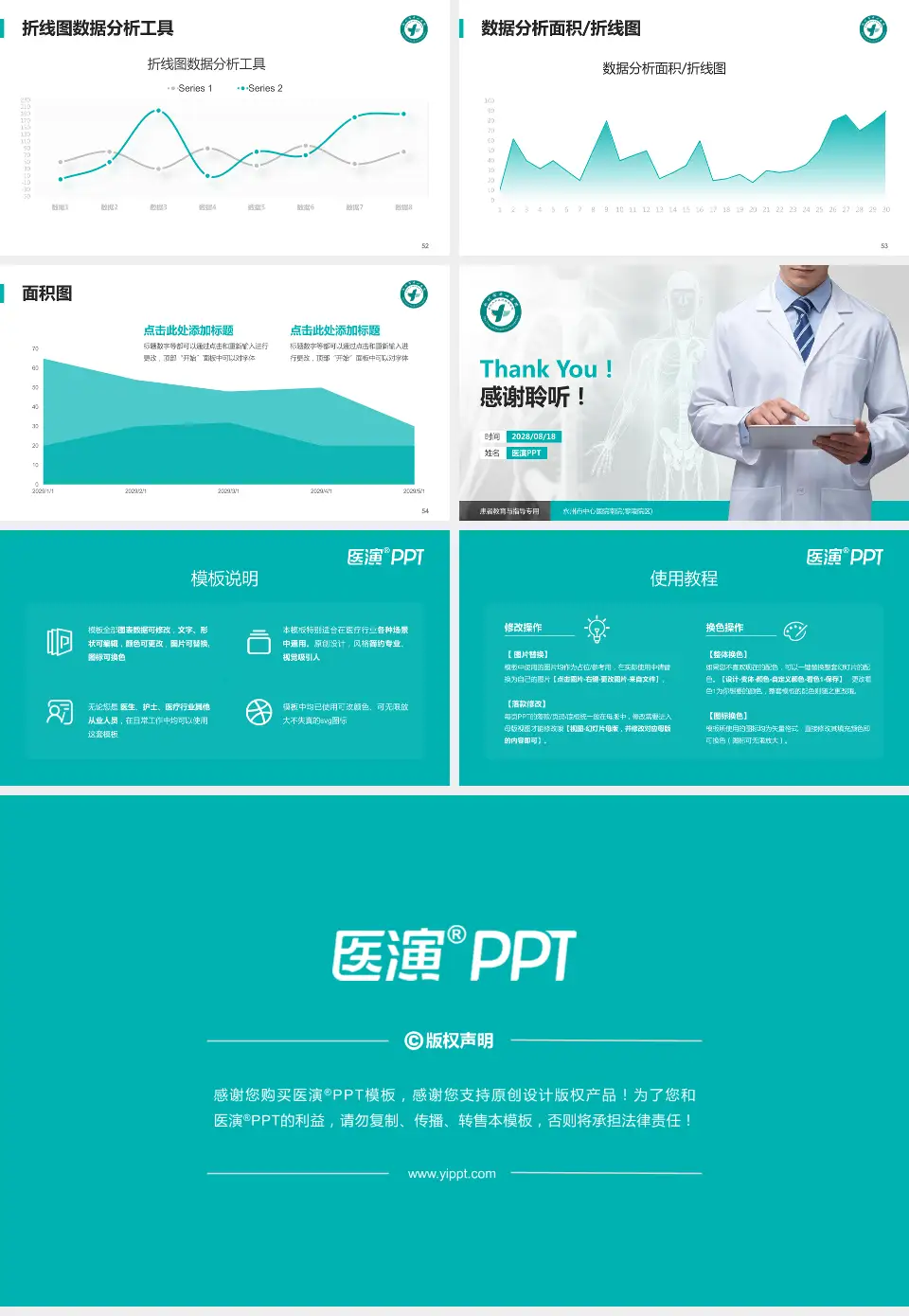 永州市中心医院南院(零陵院区)患者教育与指导PPT模板16:9格式幻灯片预览图7