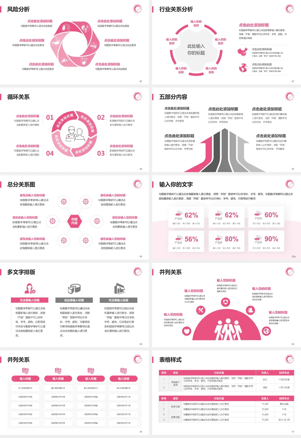 湖南省妇幼保健院光达分院科室介绍与推广PPT模板16:9格式幻灯片预览图4