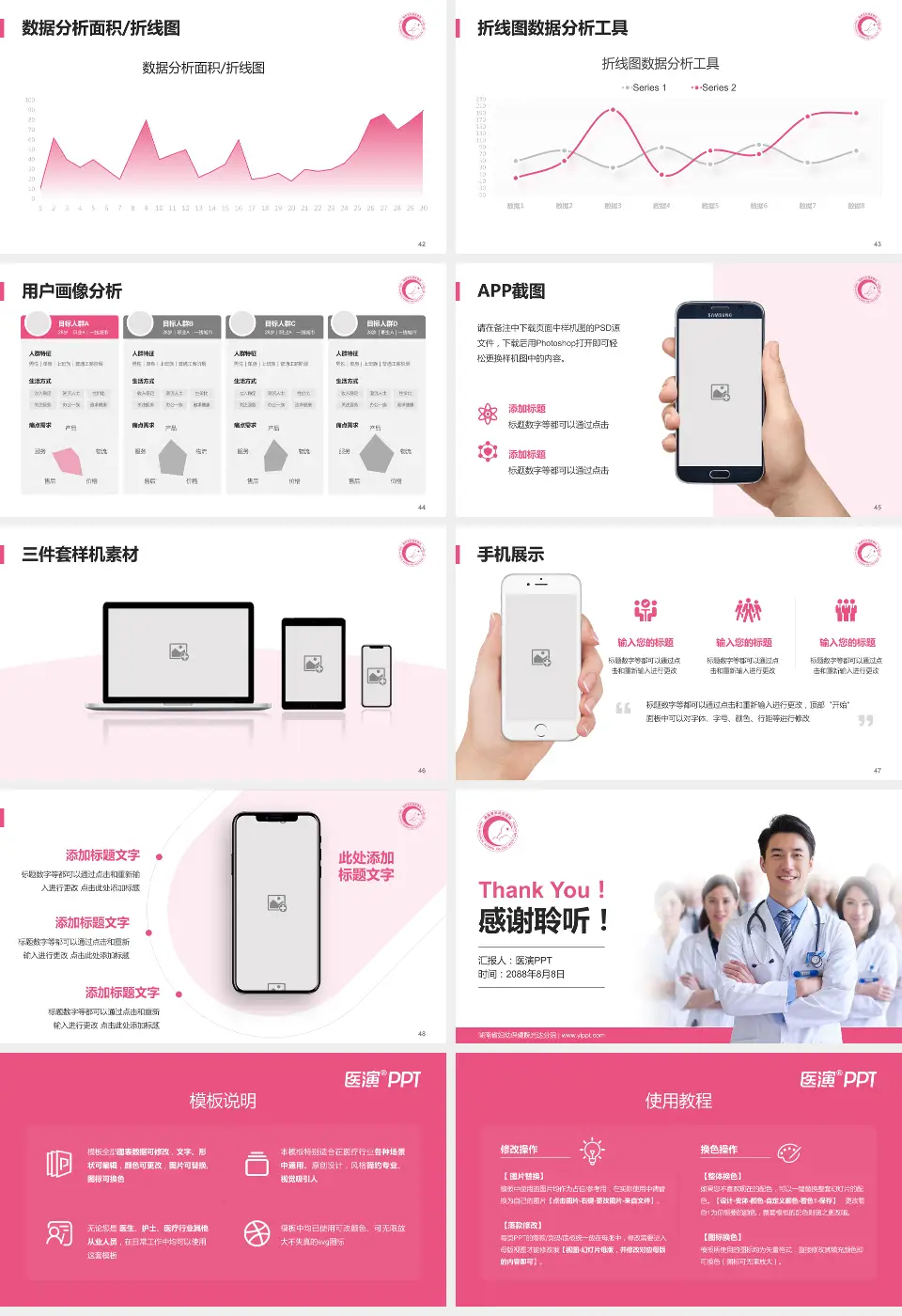 湖南省妇幼保健院光达分院科室介绍与推广PPT模板16:9格式幻灯片预览图6