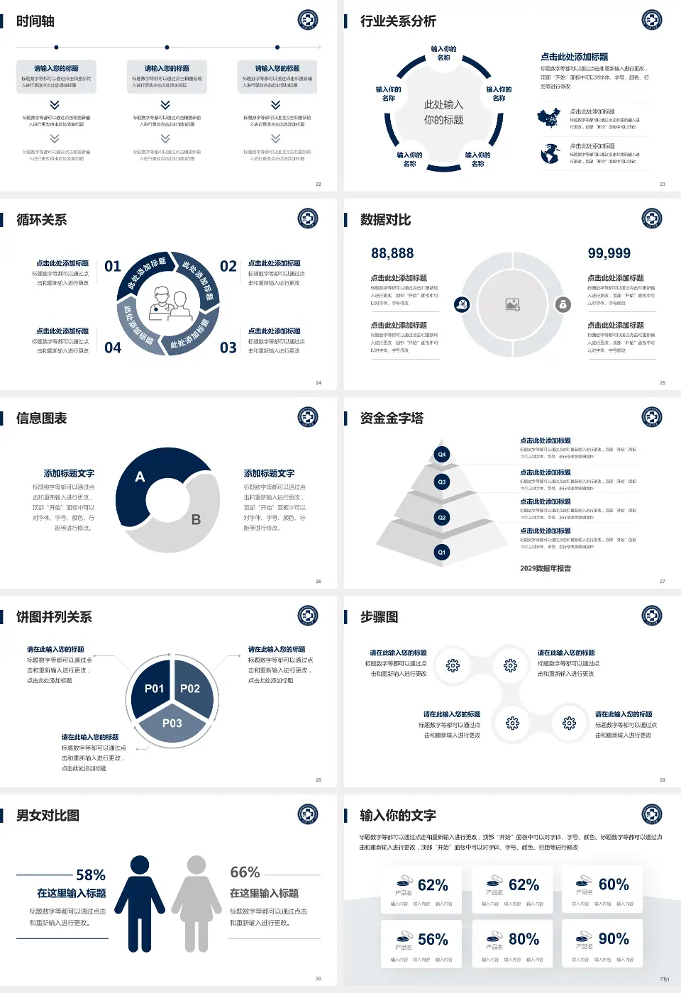 中南大学湘雅三医院医院管理报告PPT模板16:9格式幻灯片预览图4