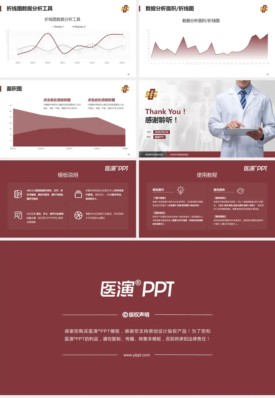 株洲市中医伤科医院患者教育与指导PPT模板16:9格式幻灯片预览图7