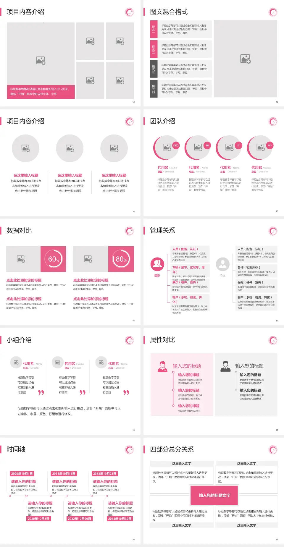湖南省妇幼保健院科室介绍与推广PPT模板4:3格式幻灯片预览图3