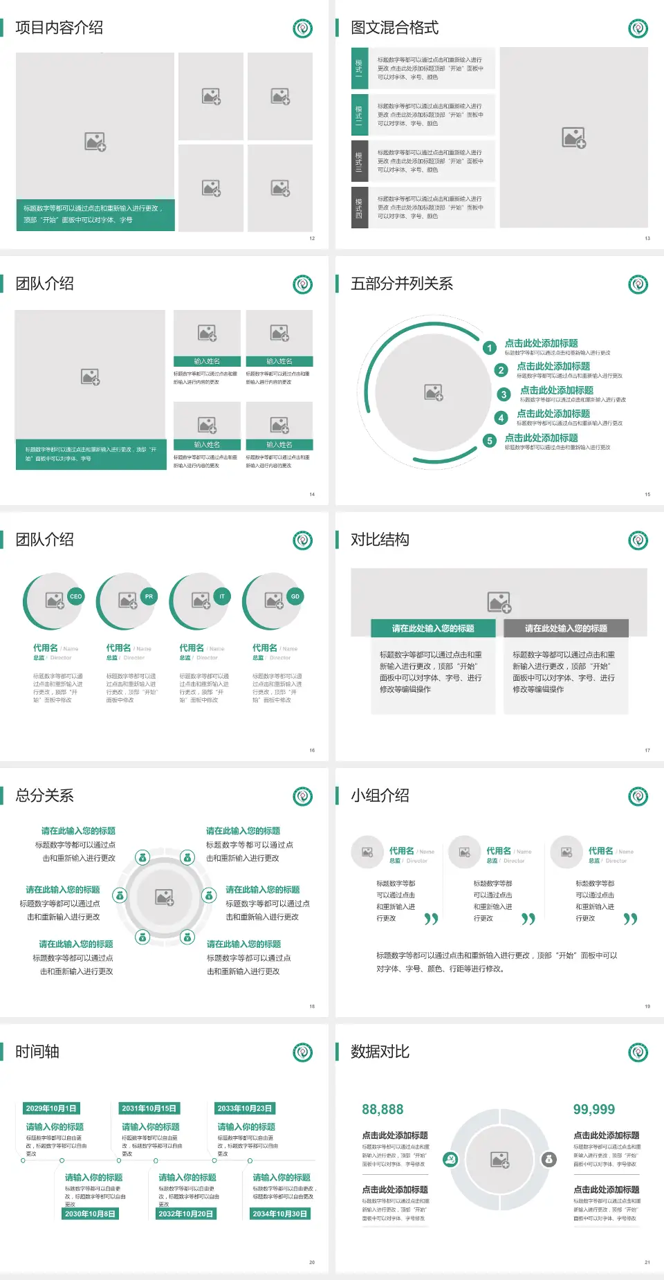 娄底市中医院医疗知识普及PPT模板4:3格式幻灯片预览图3