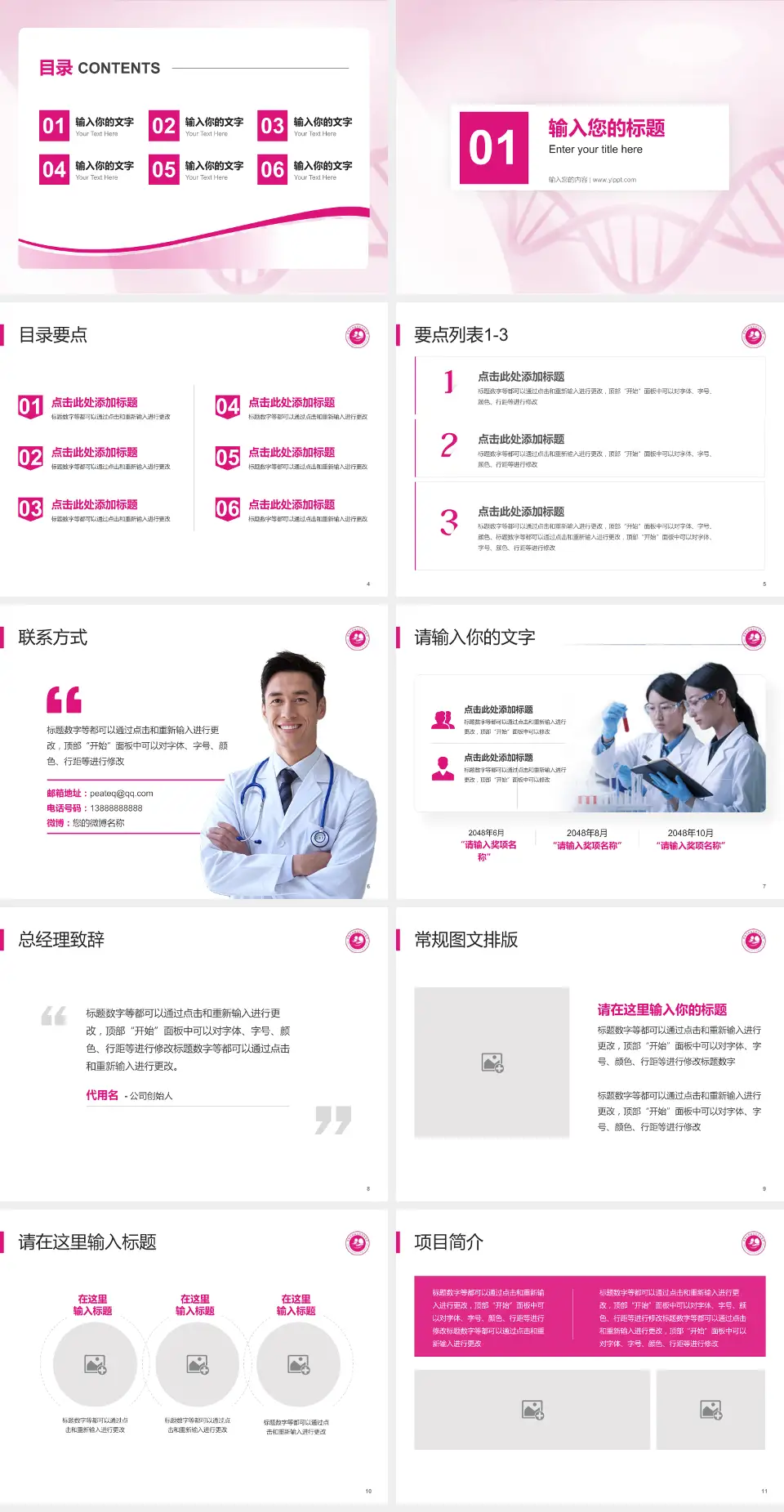 常德市鼎城区妇幼保健院项目申请与汇报PPT模板4:3格式幻灯片预览图2