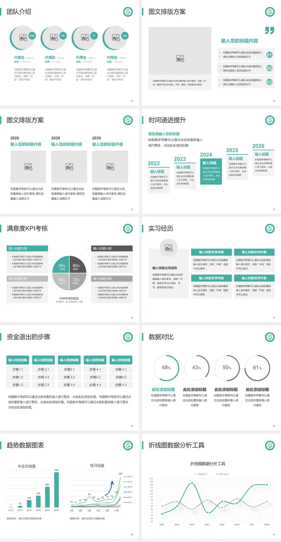 中南大学湘雅二医院培训与教育PPT模板4:3格式幻灯片预览图3