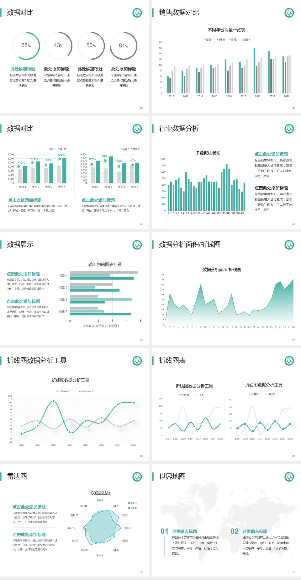 中南大学湘雅二医院会议与研讨会PPT模板4:3格式幻灯片预览图5