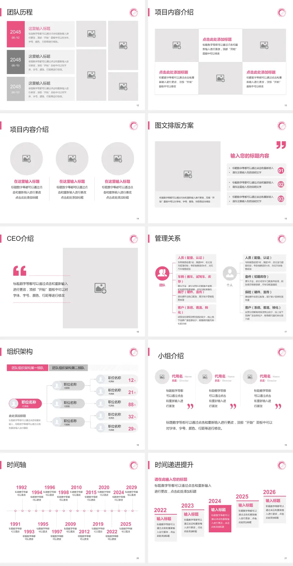 湖南省妇幼保健院光达分院医院管理报告PPT模板4:3格式幻灯片预览图3