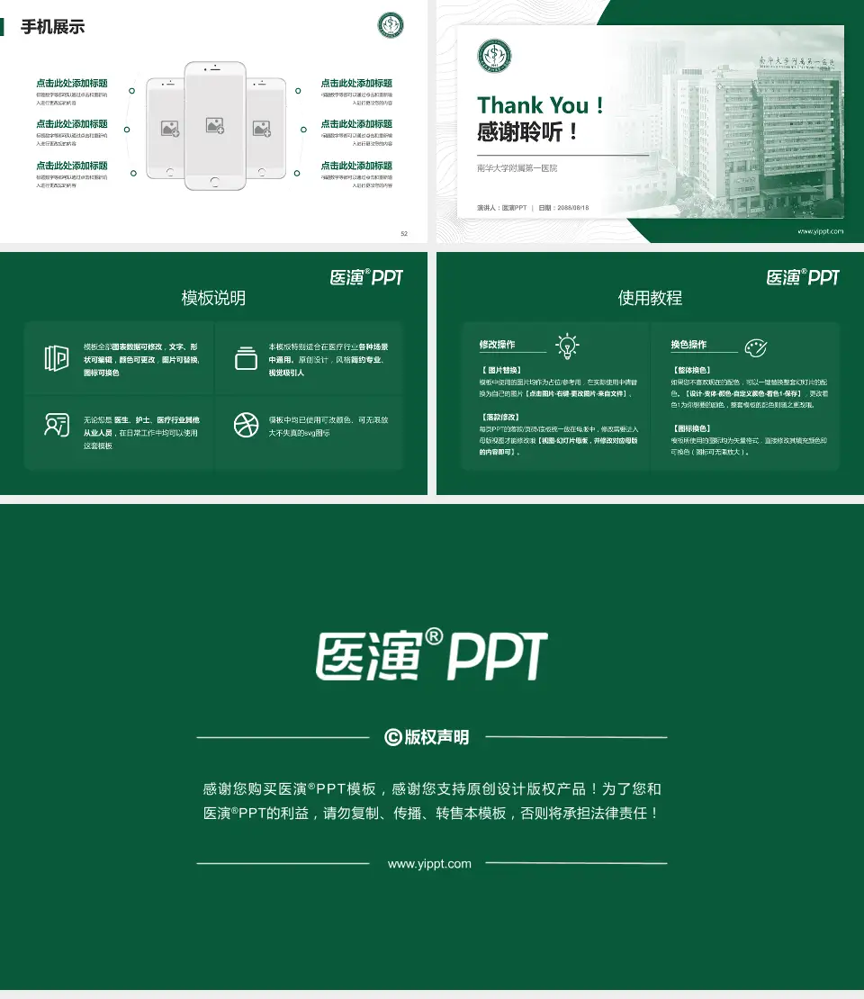 南华大学附属第一医院医院管理报告PPT模板16:9格式幻灯片预览图7