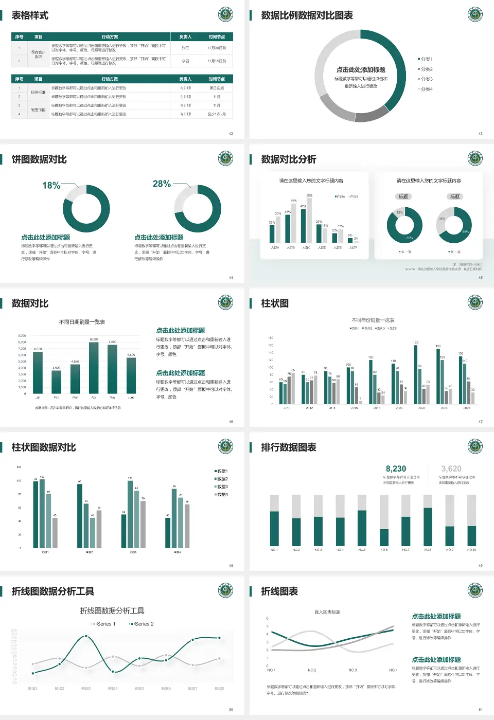 桂阳县中医院医院简介/日常通用PPT模板16:9格式幻灯片预览图6