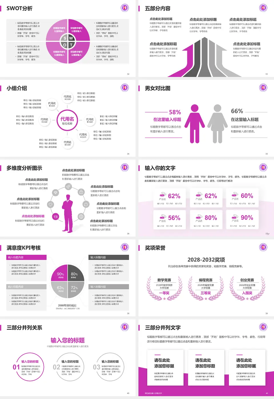湖南省人民医院医疗行业比赛专用PPT模板16:9格式幻灯片预览图5
