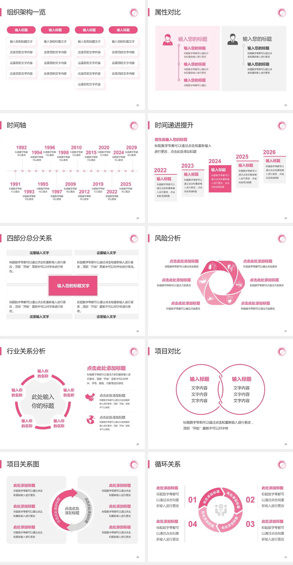 湖南省妇幼保健院医疗行业比赛专用PPT模板4:3格式幻灯片预览图4