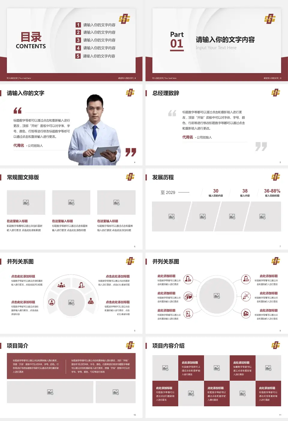 株洲市中医伤科医院医院管理报告PPT模板16:9格式幻灯片预览图2