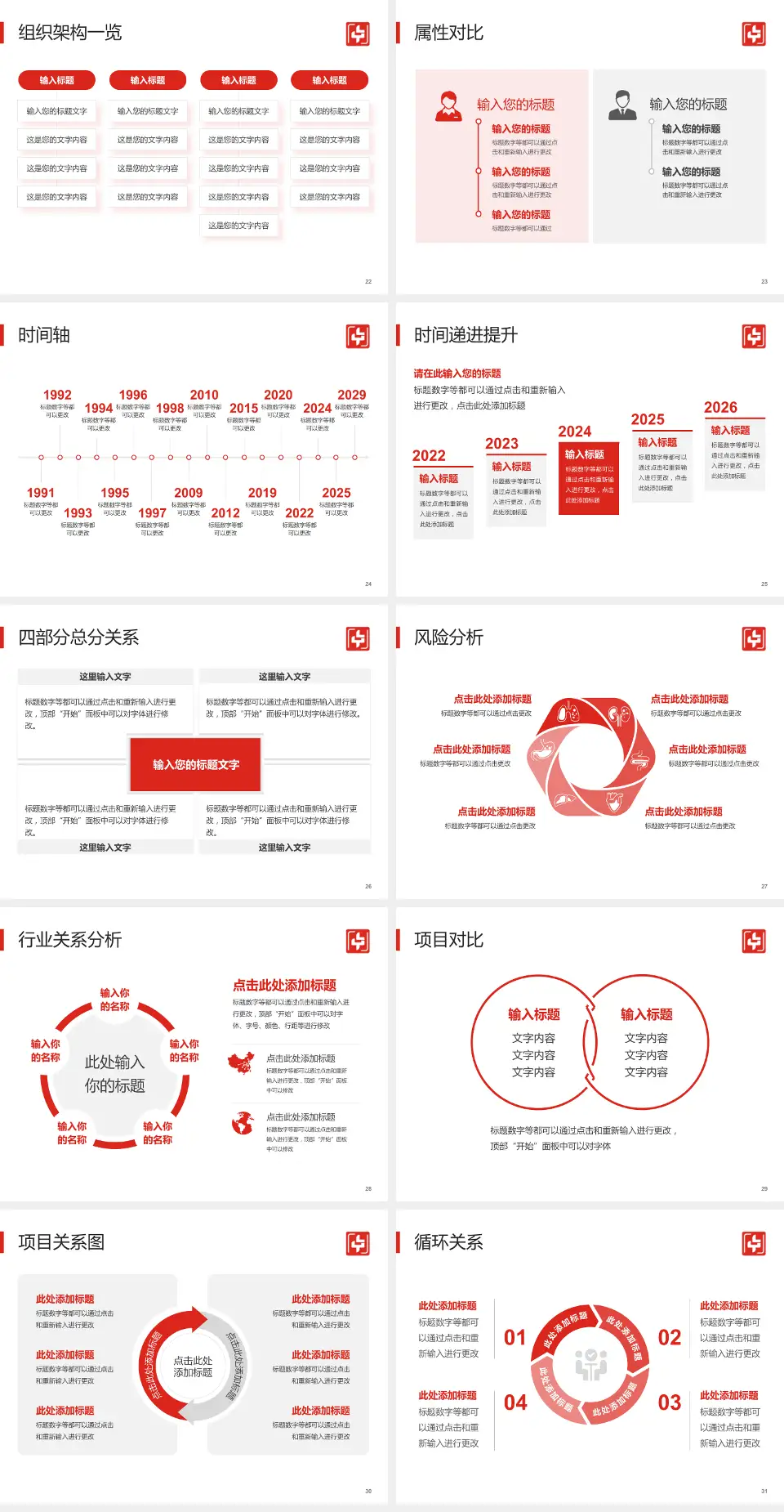 浏阳市中医医院医疗行业比赛专用PPT模板4:3格式幻灯片预览图4