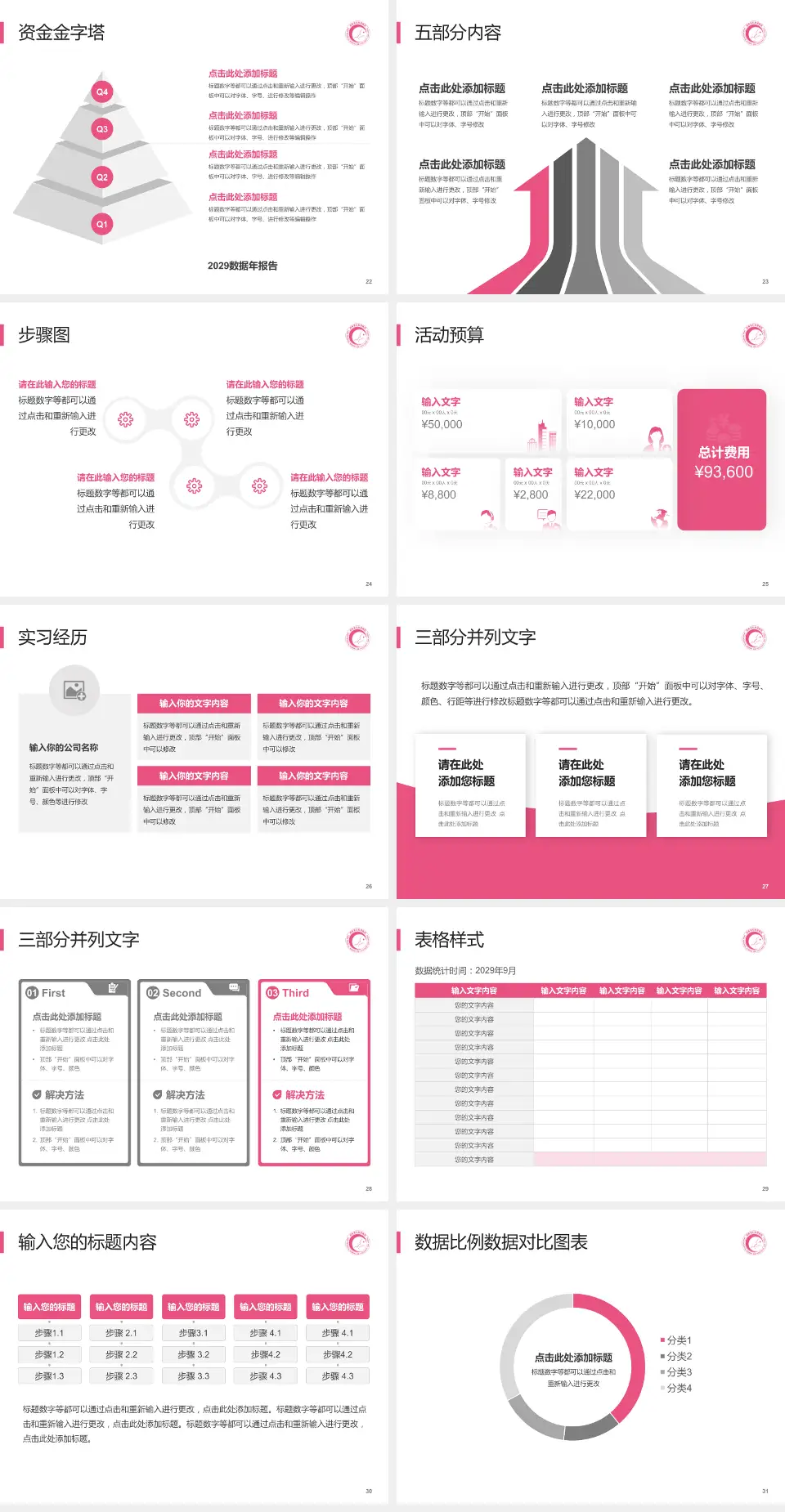 湖南省妇幼保健院光达分院会议与研讨会PPT模板4:3格式幻灯片预览图4