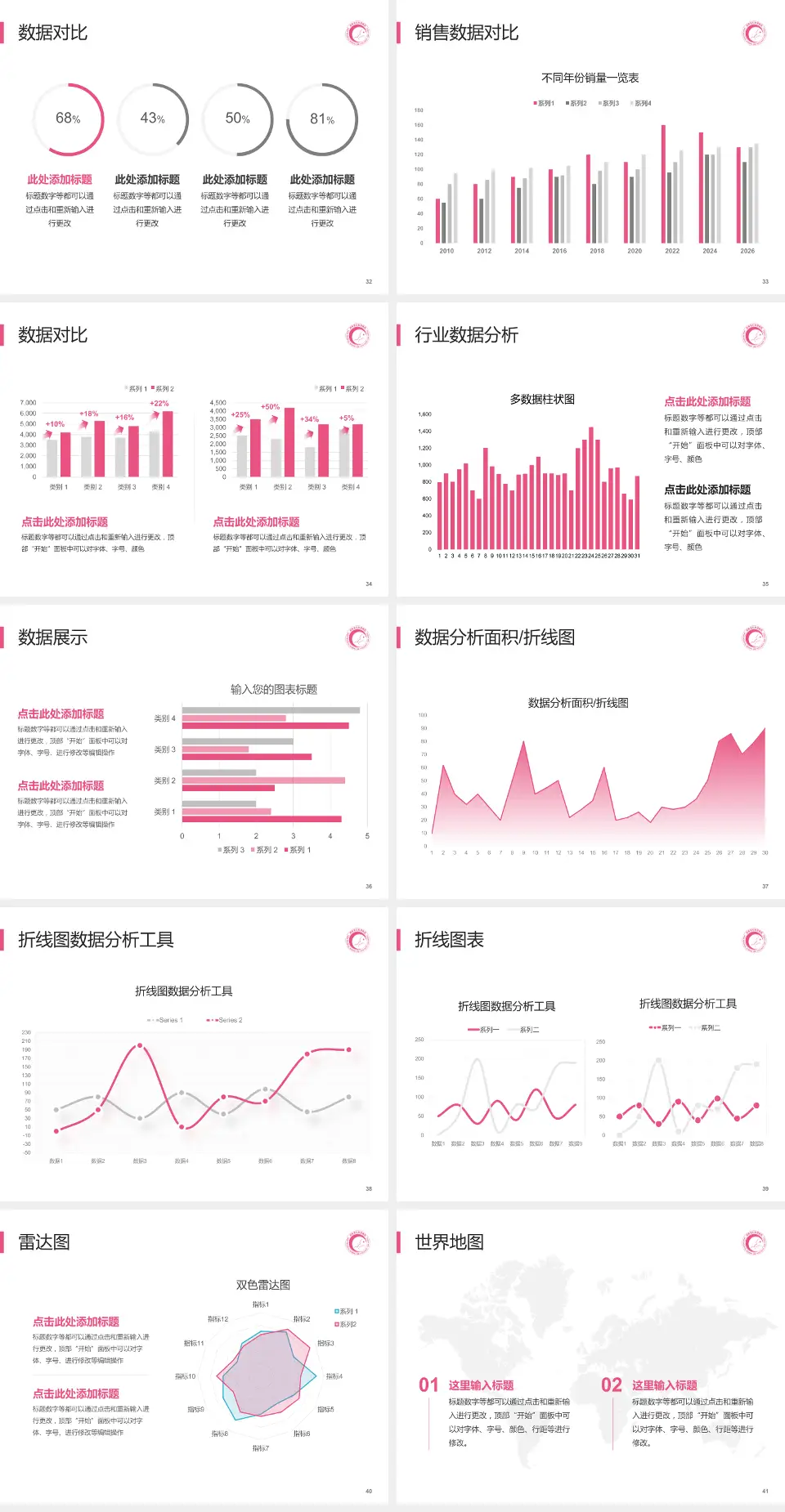 湖南省妇幼保健院光达分院会议与研讨会PPT模板4:3格式幻灯片预览图5