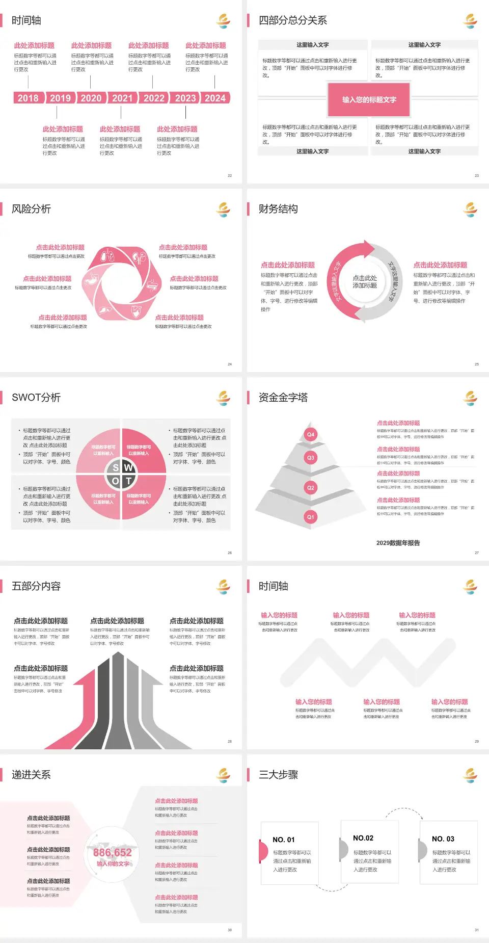 岳阳市妇幼保健院患者教育与指导PPT模板4:3格式幻灯片预览图4