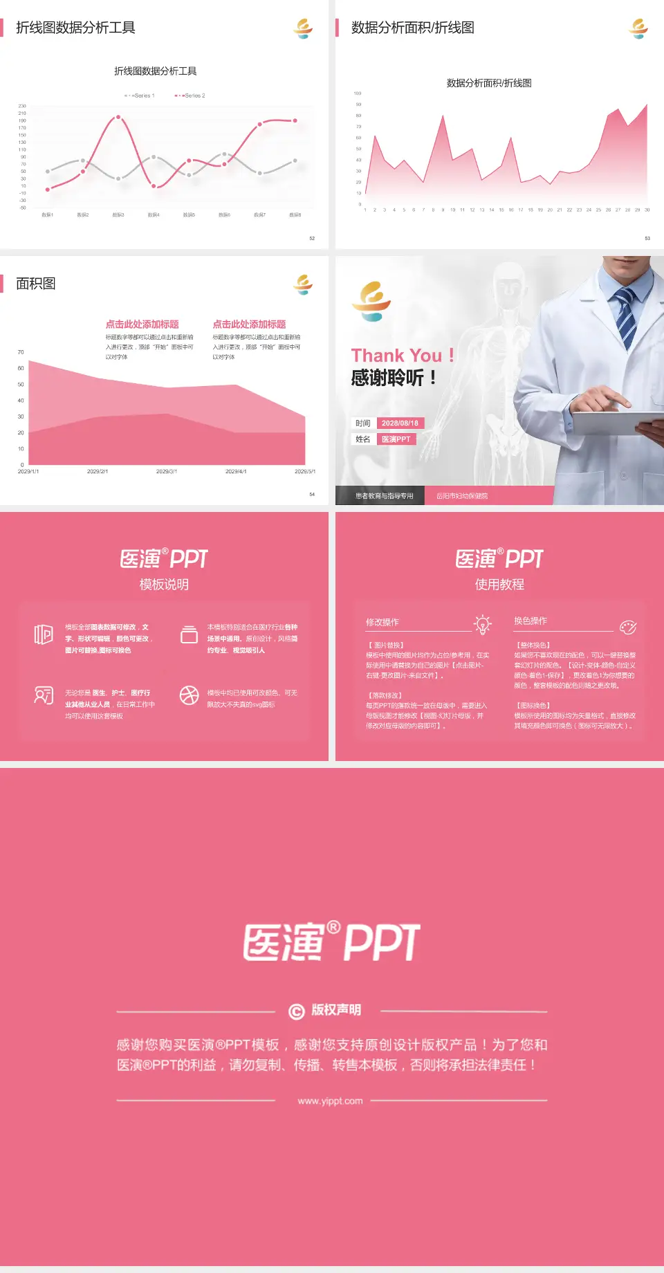 岳阳市妇幼保健院患者教育与指导PPT模板4:3格式幻灯片预览图7
