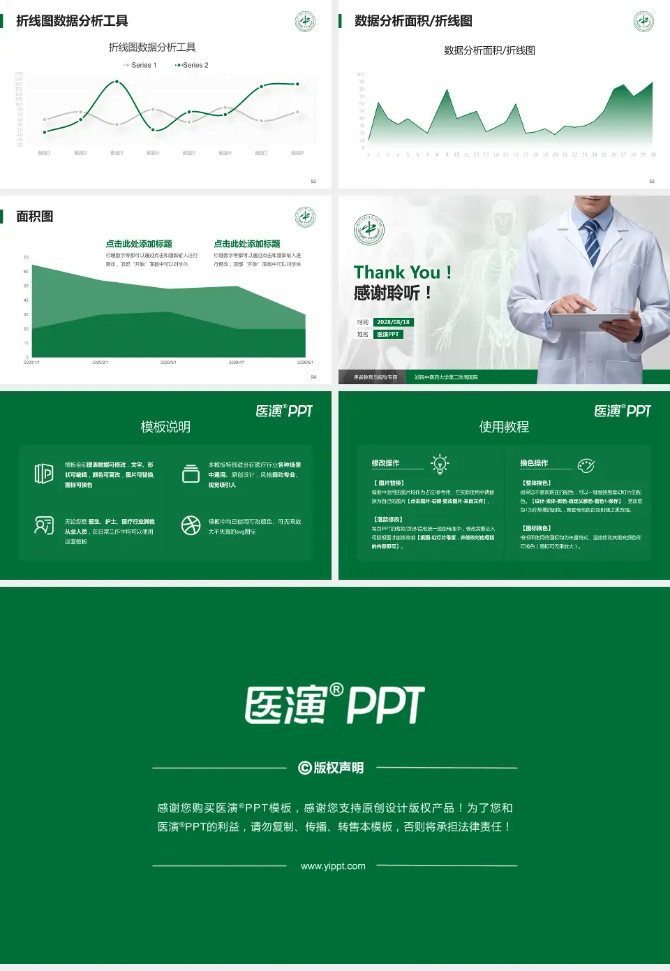 湖南中医药大学第二附属医院患者教育与指导PPT模板16:9格式幻灯片预览图7