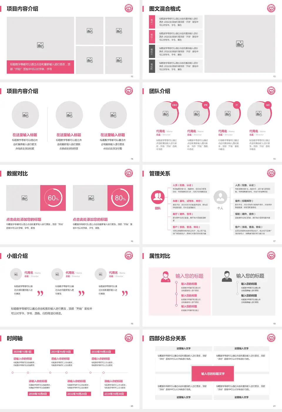娄底市妇幼保健院科室介绍与推广PPT模板16:9格式幻灯片预览图3