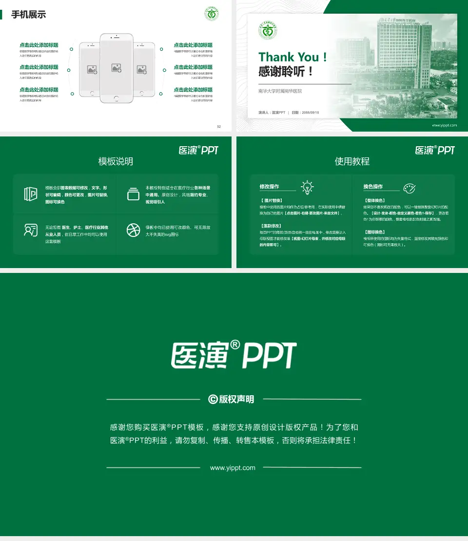 南华大学附属南华医院医院管理报告PPT模板16:9格式幻灯片预览图7