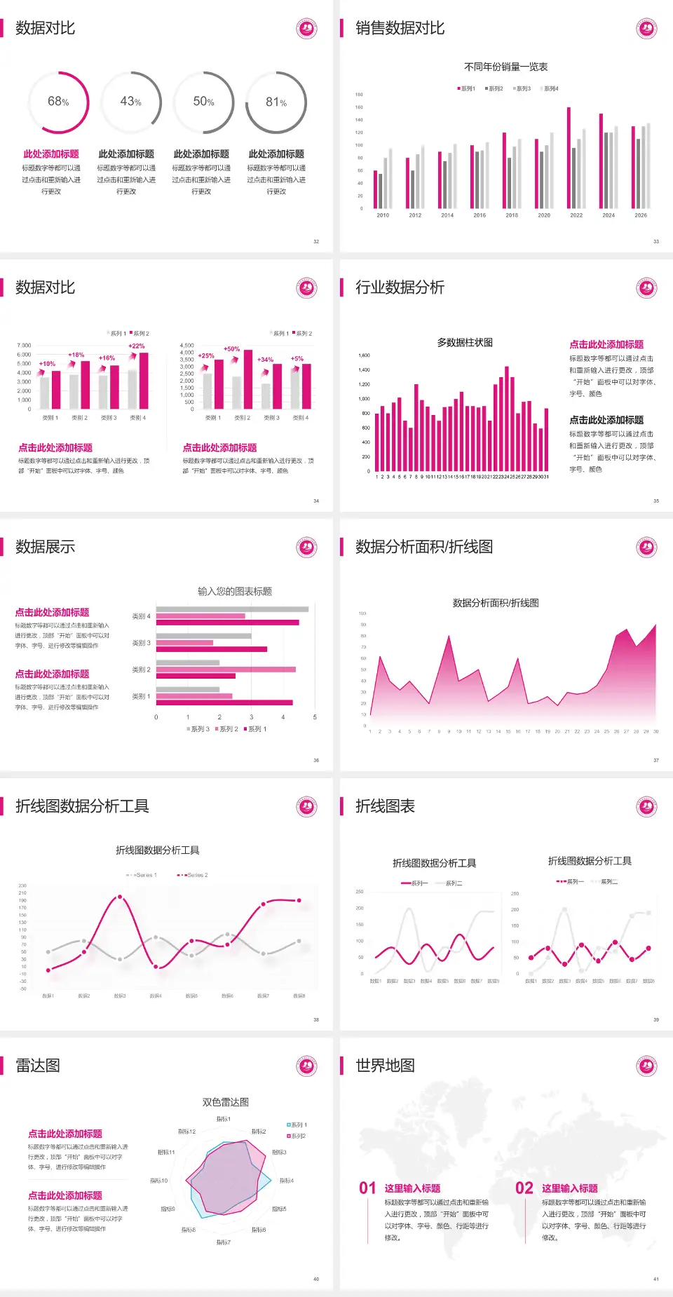 常德市鼎城区妇幼保健院会议与研讨会PPT模板4:3格式幻灯片预览图5