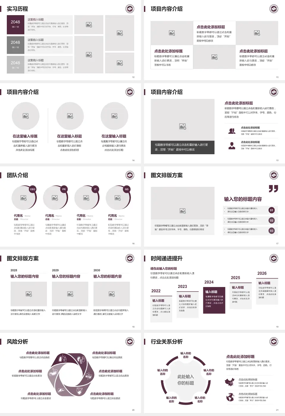 湖南省中医药研究院附属医院个人求职应聘简历PPT模板16:9格式幻灯片预览图3