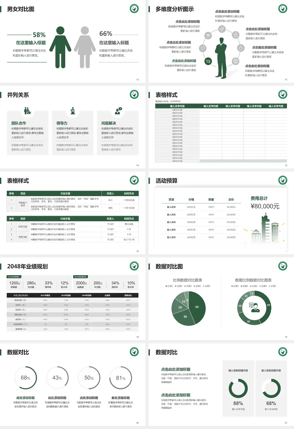 黑龙江中医药大学附属第一医院财务与预算报告PPT模板16:9格式幻灯片预览图3