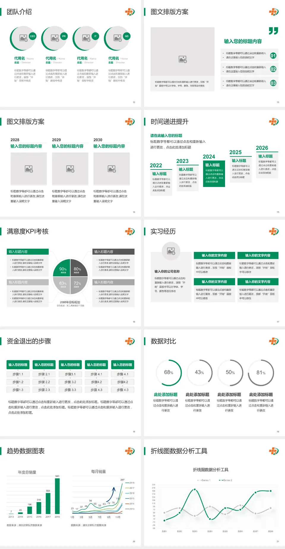 大庆油田总医院龙南医院培训与教育PPT模板4:3格式幻灯片预览图3