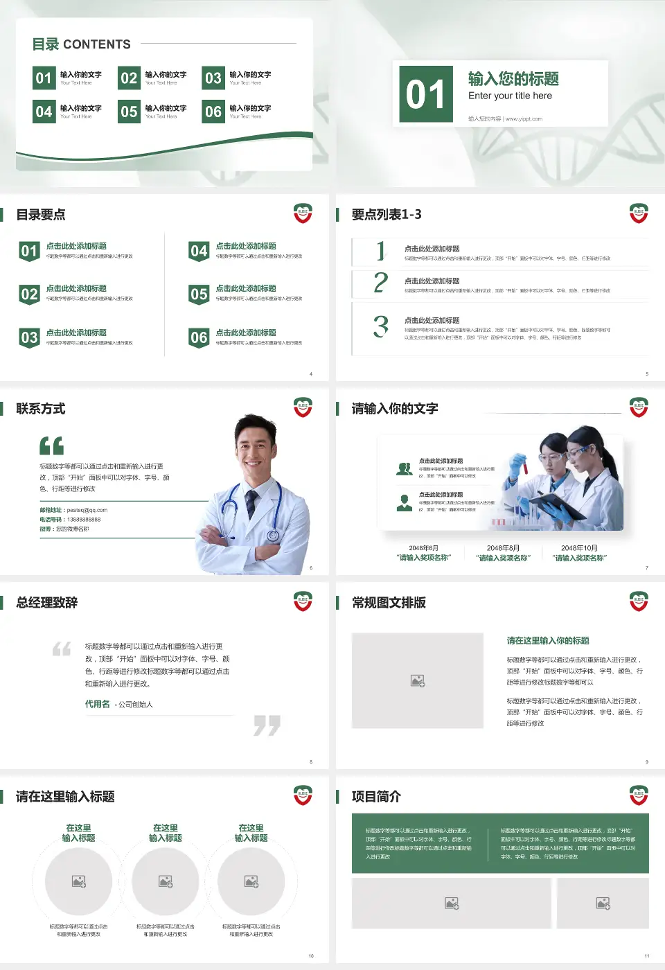 黑龙江省口腔病防治院项目申请与汇报PPT模板16:9格式幻灯片预览图2