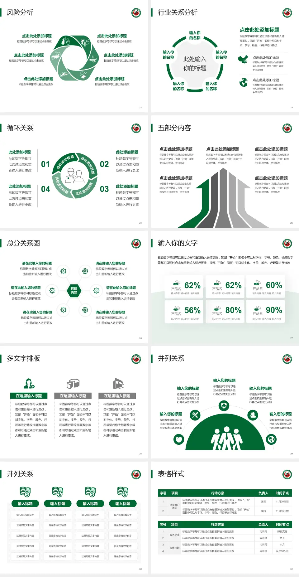 牡丹江医学院红旗医院科室介绍与推广PPT模板4:3格式幻灯片预览图4