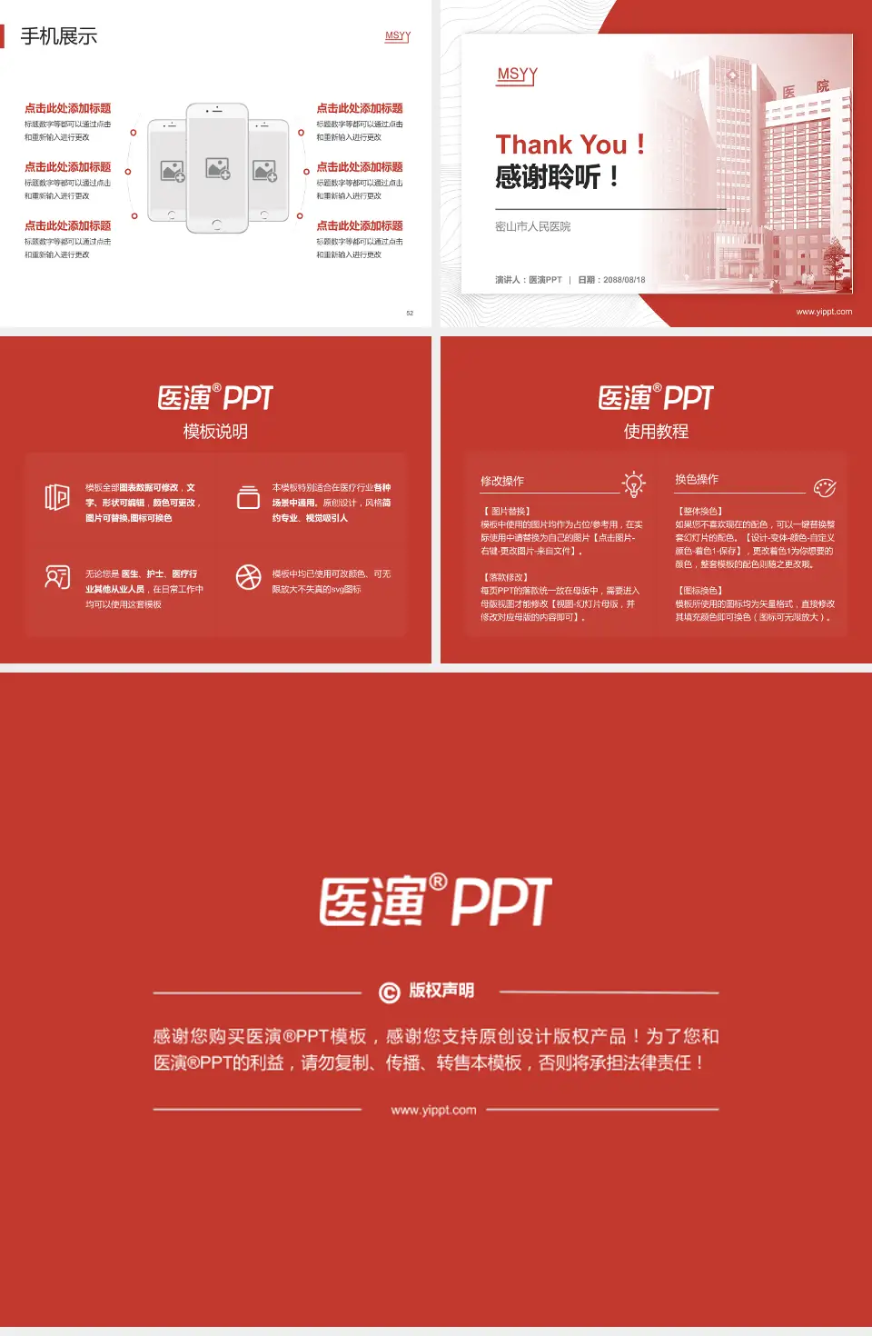 密山市人民医院医院管理报告PPT模板4:3格式幻灯片预览图7