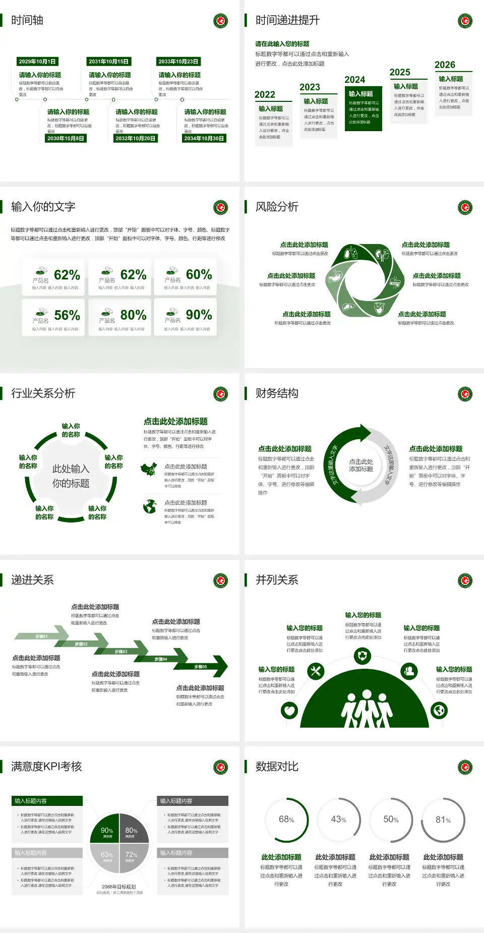 黑龙江省医院南岗分院病例分享与讨论PPT模板4:3格式幻灯片预览图3