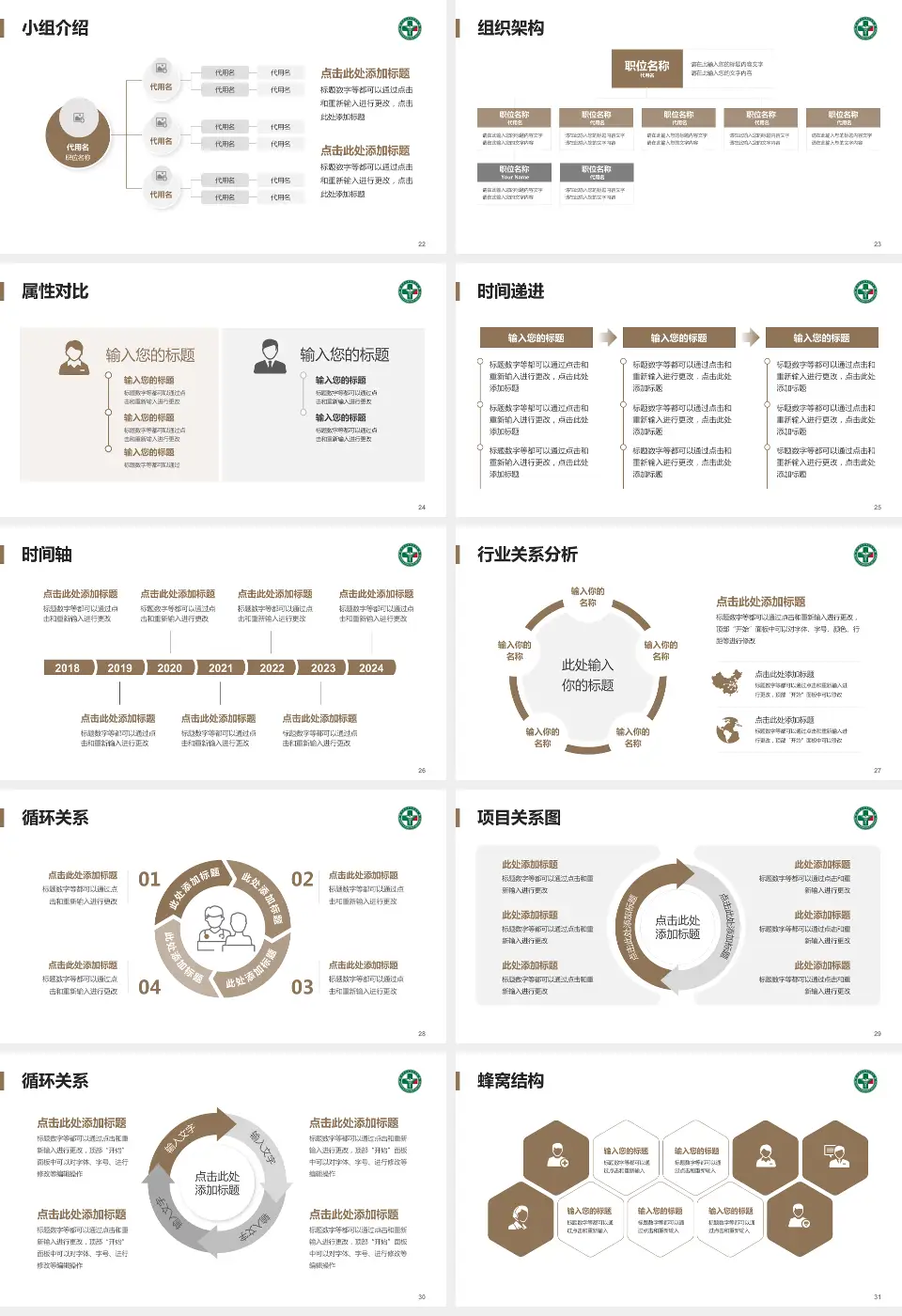 黑龙江省康复医院品管圈PDCA演示专用PPT模板16:9格式幻灯片预览图4
