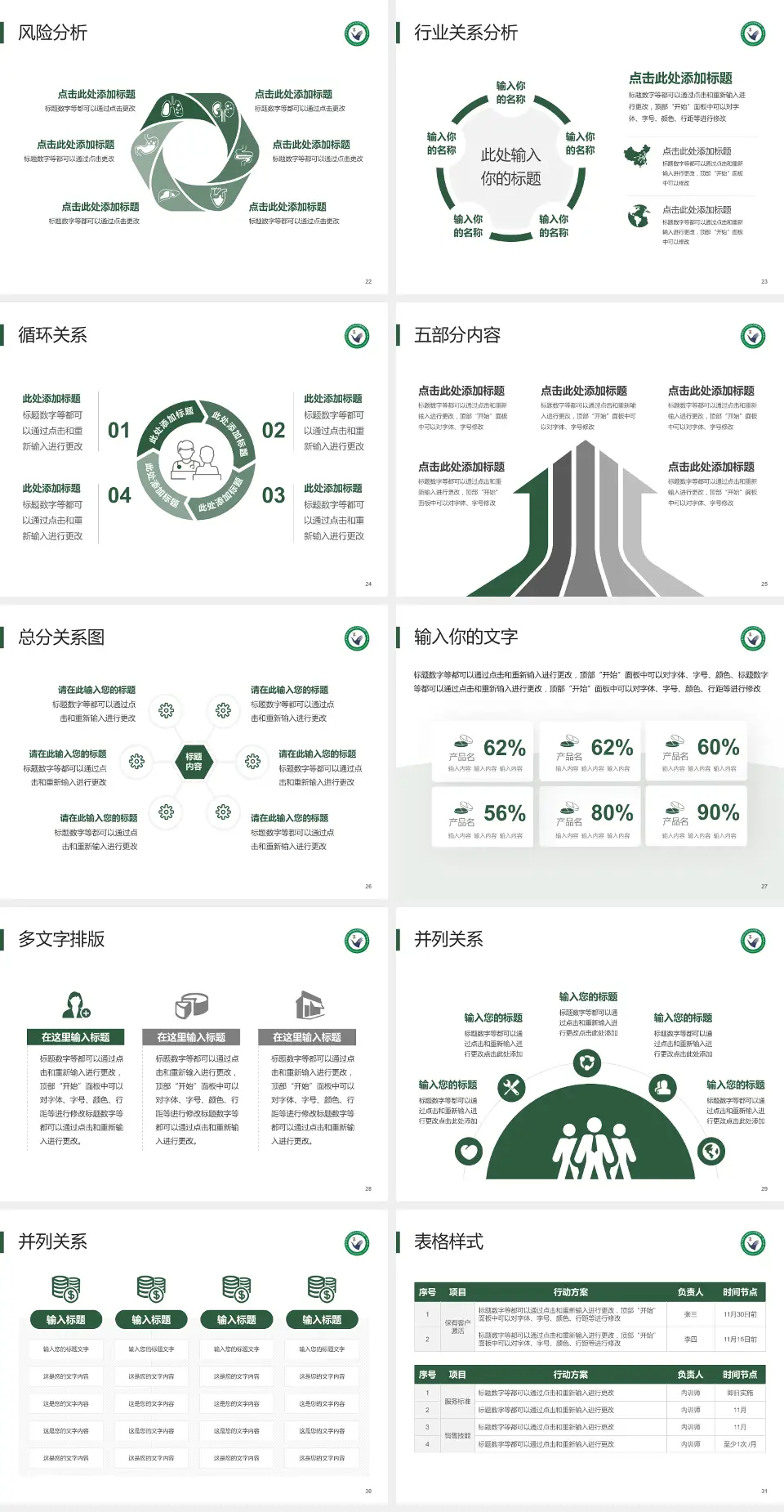 黑龙江中医药大学附属第一医院科室介绍与推广PPT模板4:3格式幻灯片预览图4